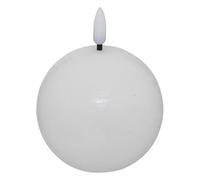 Atmosphera Créateur d'intérieur - Bougie Boule à LED "Molia" 8cm Blanc