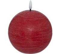 Atmosphera Créateur d'intérieur - Bougie Boule à LED "Molia" 8cm Rouge Rouge G