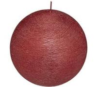 Atmosphera Créateur d'intérieur - Bougie Boule Déco "Colorama" 380g Rouge Rouge G