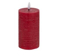 Atmosphera Créateur d'intérieur - Bougie Déco à LED "Molia" 15cm Rouge