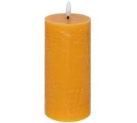 Créateur d'intérieur - Bougie Déco à LED Molia 18cm Jaune