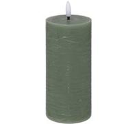Créateur d'intérieur - Bougie Déco à LED Molia 18cm Vert