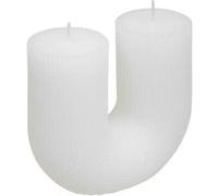 Atmosphera - Bougie en u demi 400g blanc