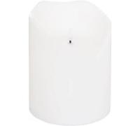 Atmosphera Créateur d'intérieur - Bougie LED Extérieure "Théo" 20cm Blanc Blanc
