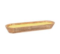 Atmosphera Créateur d'intérieur - Bougie Parfumée en Bois "Paola" 900g Citronnelle