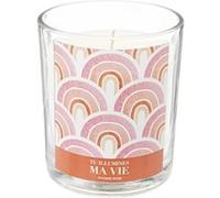 Atmosphera Créateur d'intérieur - Bougie Parfumée "Jomy" 200g Pivoine Rose Blanc G