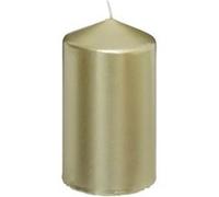 Atmosphera Créateur d'intérieur - Bougie Ronde Déco "Satin" 12cm Or G