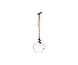 Atmosphera Créateur d'intérieur - Boule en Verre à Suspendre Corde 22cm Transparent