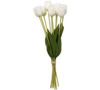 Bouquet de tulipes blanches H48cm