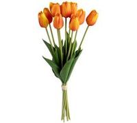 Atmosphera Créateur d'intérieur - Bouquet de Fleurs Artificielles "Tulipes" 48cm Orange