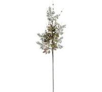 Atmosphera Créateur d'intérieur – Branche de feuilles Marron Glacé 75 cm Vert et Beige