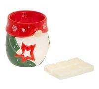 Créateur d'intérieur - Brûle Parfum de Noël "Gnome" 9cm Multicolore