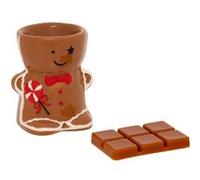 Atmosphera Créateur d'intérieur - Brûle Parfum de Noël "Pain d'Épice" 9cm Marron Marron