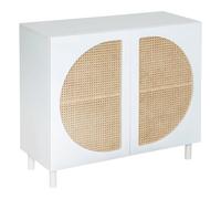 Atmosphera – Buffet 2 portes « Cabras » 94x86 cm blanc