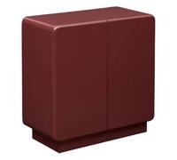 Atmosphera Créateur d'intérieur - Buffet 2 Portes "Douglas" 80cm Bordeaux