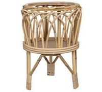 Cache-Pot sur Pied en Rotin "Carmen" 39cm Beige