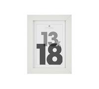 Atmosphera Créateur d'intérieur - Cadre Photo Bois Eva 13x18cm Blanc Blanc, Blanc G