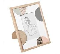 Atmosphera Créateur d'intérieur - Cadre Photo Design Geo Thea 10x15cm Naturel Naturel G