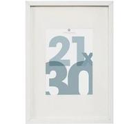 Atmosphera Créateur d'intérieur - Cadre Photo en Verre "Manu" 21x30cm Blanc Blanc G