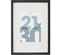 Atmosphera Créateur d'intérieur - Cadre Photo en Verre "Manu" 21x30cm Noir Noir G