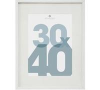 Atmosphera Créateur d'intérieur - Cadre Photo en Verre "Manu" 30x40cm Blanc Blanc G