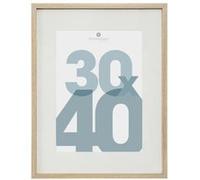 Atmosphera Créateur d'intérieur - Cadre Photo en Verre "Manu" 30x40cm Naturel Naturel G