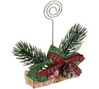 Atmosphera Créateur d'intérieur - Cavalier de Table "Branche & Baies" 15cm Vert Vert G