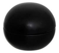 Atmosphera Créateur d'intérieur - Cendrier Boule en Céramique "Olme" 10cm Noir Noir G