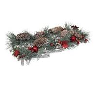 Atmosphera Créateur d'intérieur - Centre de Table Photophore "Soir de Noël" 39cm Vert
