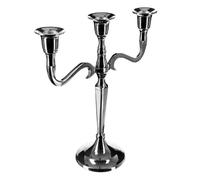 Atmosphera Créateur d'intérieur - Chandelier 3 Têtes en Métal Lumos 27cm Argent