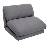 Atmosphera Créateur d'intérieur - Chauffeuse Convertible 1 Place "Marza" 78cm Gris Gris G