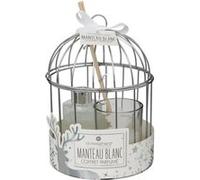 Atmosphera Créateur d'intérieur - Coffret Bougie & Diffuseur Parfum Lola 20cm Blanc