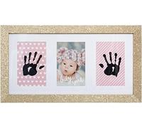 Atmosphera Créateur d'intérieur Coffret Cadre à Empreinte Bébé - Doré - L 44 X H 24 Cm