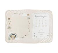 Atmosphera Créateur d'intérieur - Coffret Couverture Bébé "Arc-en-Ciel" 120cm Multicolore