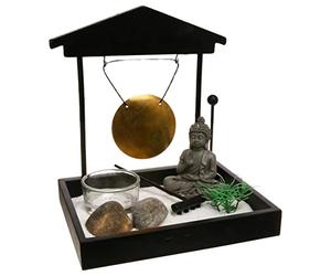 ATMOSPHERA CREATEUR D'INTERIEUR Coffret Jardin Zen Bouddha sur Plateau