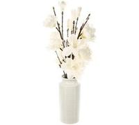 Créateur d'intérieur - Composition Florale Avec Vase "Magnolia" 73cm Blanc