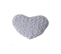 Atmosphera - Coussin Coeur - Bouclette - Gris - 28x36 cm