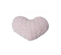 Atmosphera - Coussin Coeur - Bouclette - Rose - 28x36 cm