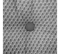 Atmosphera Créateur d'intérieur - Coussin de Sol Carré "Otto" 40x40cm Gris