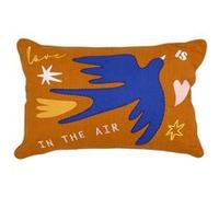 Atmosphera Créateur d'intérieur - Coussin Déco Brodé "Libertad" 38x58cm Terracotta Multicolore G