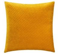 Créateur d'intérieur - Coussin Déco en Velours "Dolce" 40x40cm Ocre