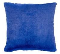 Atmosphera Créateur d'intérieur - Coussin Déco Imitation Fourrure "Disso" 45x45cm Bleu Indigo Bleu G
