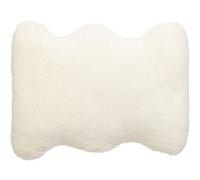 Atmosphera Créateur d'intérieur - Coussin Déco Imitation Fourrure "Wavy Bliss" 35x48cm Blanc Blanc G