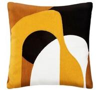 Atmosphera Créateur d'intérieur - Coussin Déco Imprimé "Hary" 45x45cm Ocre G