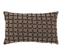 Atmosphera Créateur d'intérieur - Coussin Déco Jacquard "Diamant" 30x50cm Marron Marron