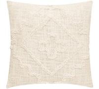 Atmosphera Créateur d'intérieur - Coussin Déco Tufté "Inca" 40x40cm Ivoire Ivoire G