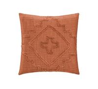 Atmosphera Créateur d'intérieur - Coussin Déco Tufté "Inca" 40x40cm Terracotta