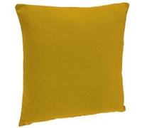Atmosphera Créateur d'intérieur - Coussin Déhoussable "Jovi" 38x38cm Ocre Jaune, Jaune G