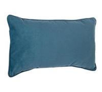 Atmosphera Créateur d'intérieur - Coussin Déhoussable "Lilou" 50x30cm Bleu Bleu orage G