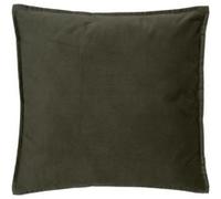 Atmosphera Créateur d'intérieur - Coussin Déhoussable "Lilou" 55x55cm Vert Kaki Vert G
